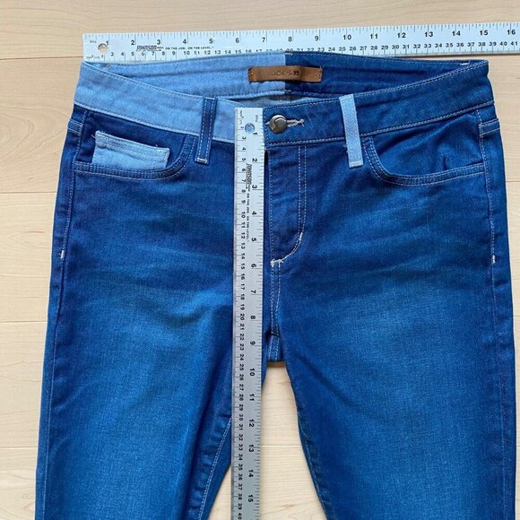 Joes Jeans Mandee style Skinny Ankle 29 Blue color block soft Denim Womens Pants - Picture 7 of 10